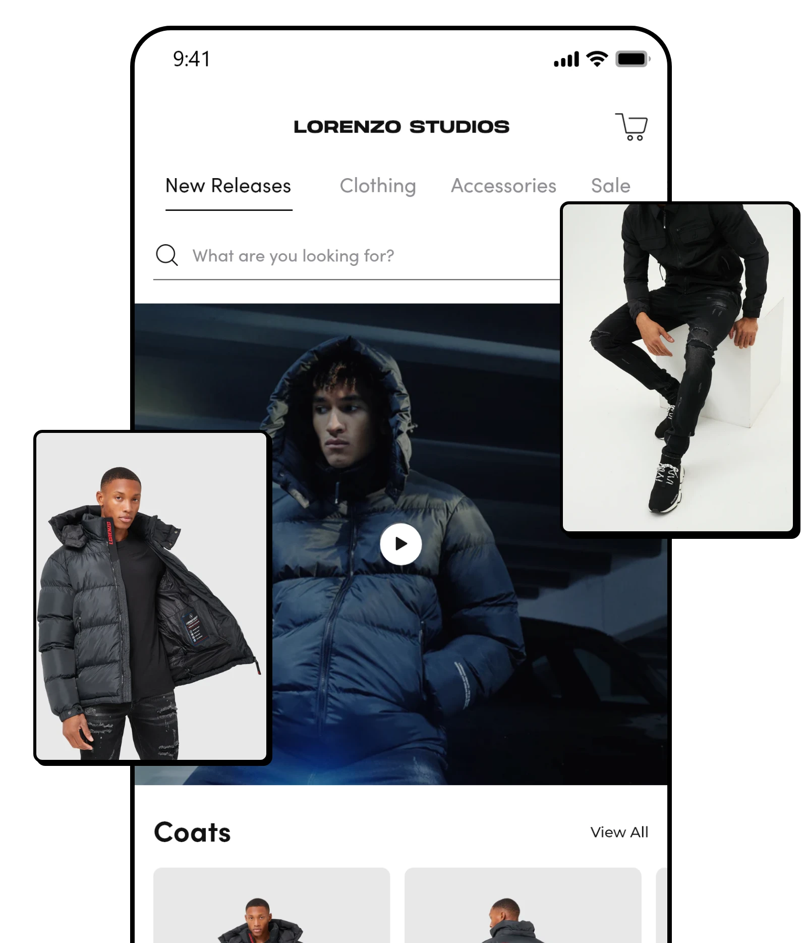 Drag-and-drop no-code app builder interface with visual components